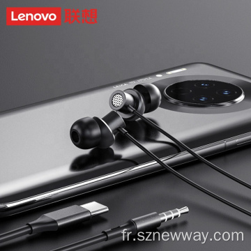 Lenovo Tw13 3.5mm dans l&#39;oreille Écouteur de casque filaire auriculaire